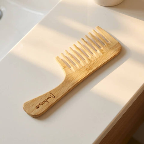 Bamboo Detangling Wide Comb | Faire Market