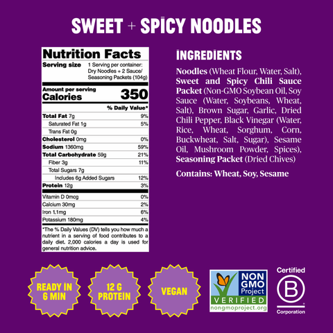 Fly By Jing Sweet + Spicy Noodles