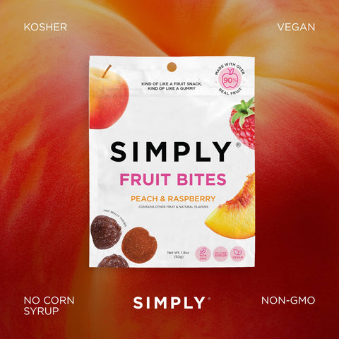 Fruit Bites - Peach Raspberry - 1.8 oz Bag