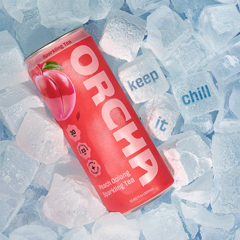 Peach Oolong Sparkling Tea - 10.82oz Can