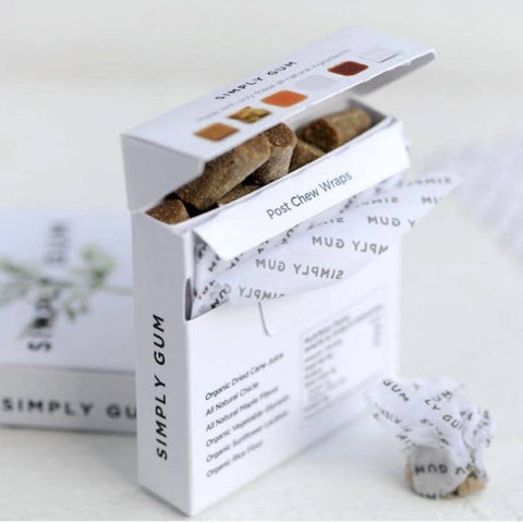 Maple Chewing Gum - Natural + Plastic-Free | 15 Pieces