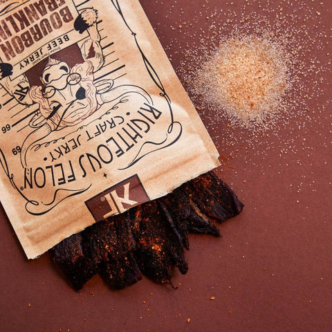 Righteous Felon Bourbon Franklin Beef Jerky - 2oz Bag