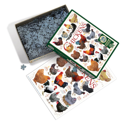 Chicken Quotes 1000-Piece Cobble Hill Puzzle