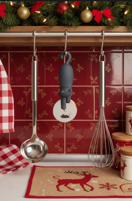 Kitty Cut Pizza Cutter Wheel - Pizza Cutters - Kitchen Gifts