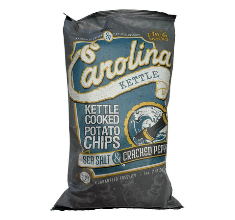 Kettle Cooked Potato Chips - Sea Salt & Cracked Pepper