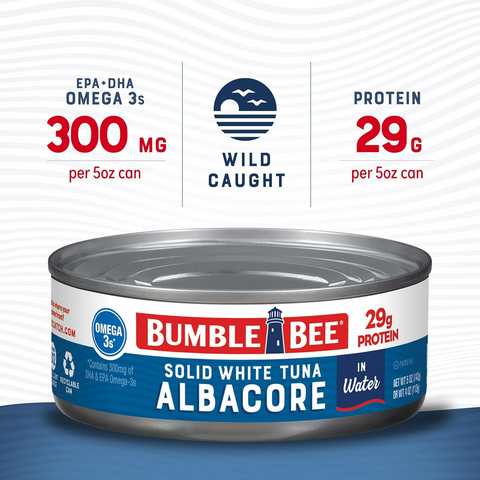 Bumble Bee Solid White Albacore Tuna in Water - 5oz Can