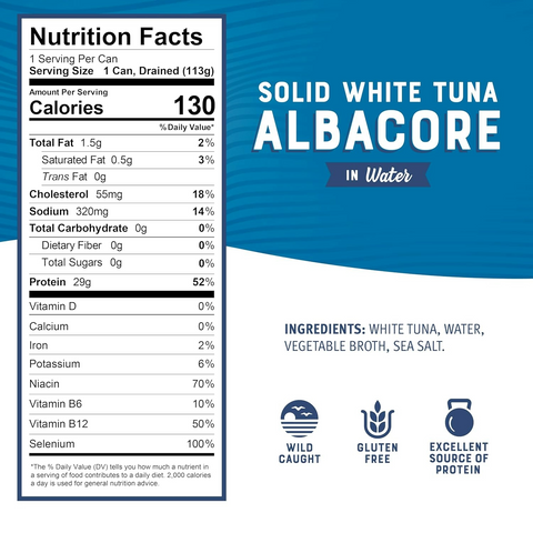Bumble Bee Solid White Albacore Tuna in Water - 5oz Can