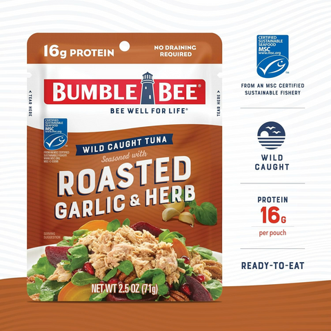 Bumble Bee Roasted Garlic & Herb Seasoned Tuna - 2.5oz Pouch