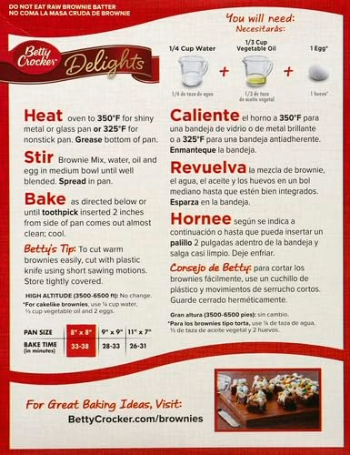 Betty Crocker Delights Triple Chunk Supreme Brownie Mix - 17.8oz Box