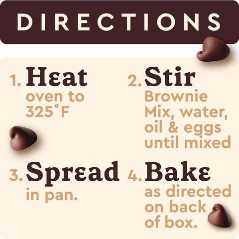 Betty Crocker HERSHEY'S Triple Chocolate Fudge Brownie Mix - 20 oz - 4pk
