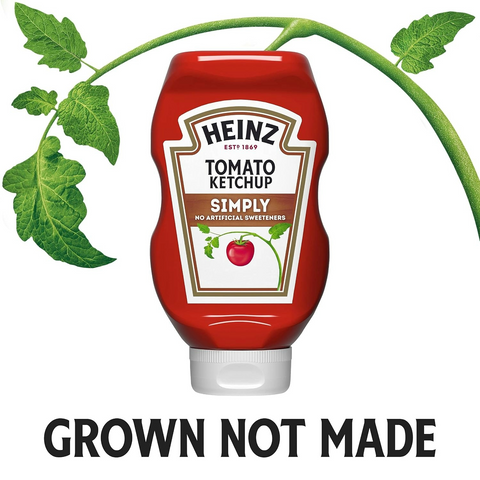 Heinz Simply Tomato Ketchup with No Artificial Sweeteners - 20 oz Bottle