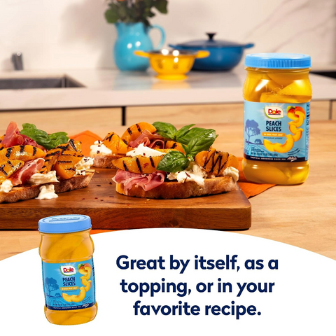 Dole Sliced Peaches - 23.5oz Jar