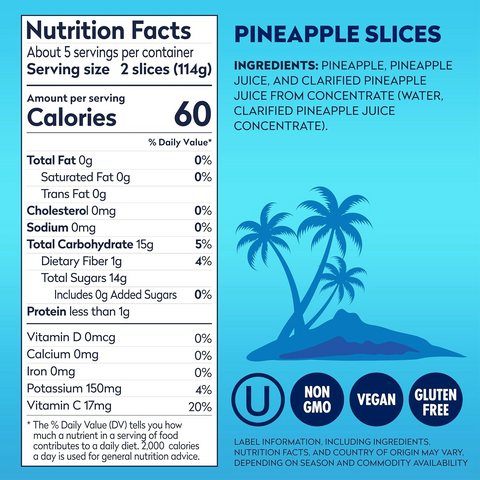 Dole Pineapple Slices - 20oz Can