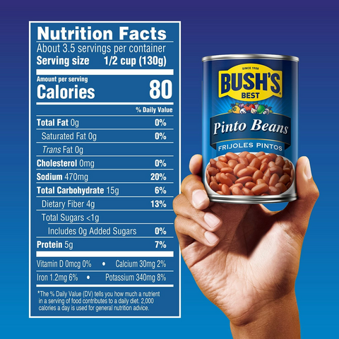 Bush Pinto Beans - 16oz Can