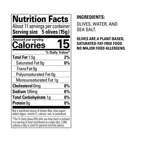 Early California Simply Olives Green Ripe Pitted Olives - 6oz Can