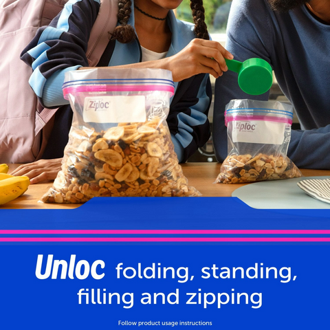 Ziploc Brand Quart Storage Bags - Box of 54