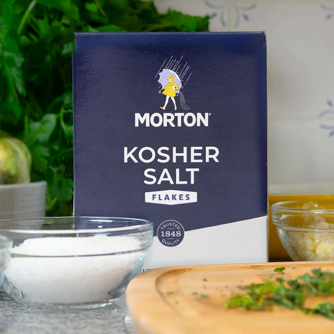 Morton Kosher Salt Coarse Cooking Salt Flakes - 3lb Box
