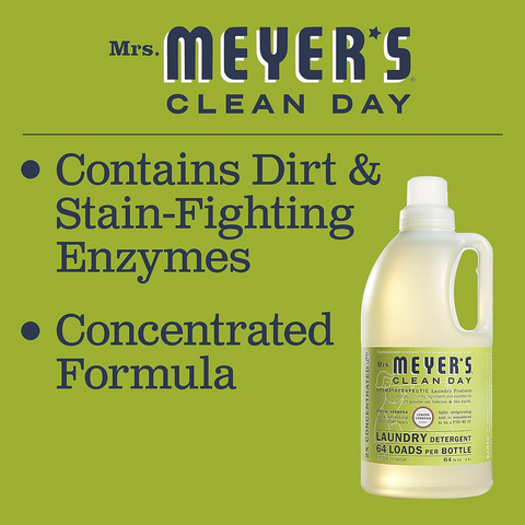 Mrs. Meyer's CLEAN DAY Laundry Detergent, Lavender - 64oz Bottle