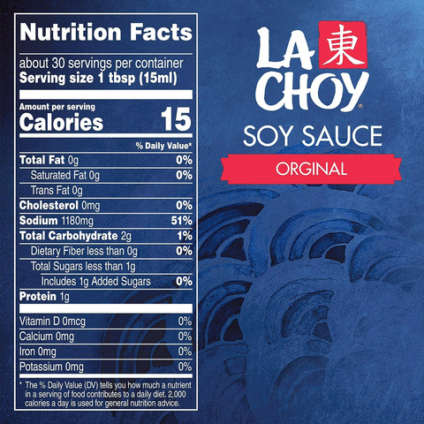 La Choy Soy Sauce - 15oz Bottle
