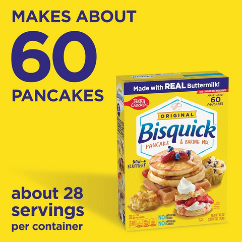 Bisquick Original Pancake & Baking Mix - 40oz Box