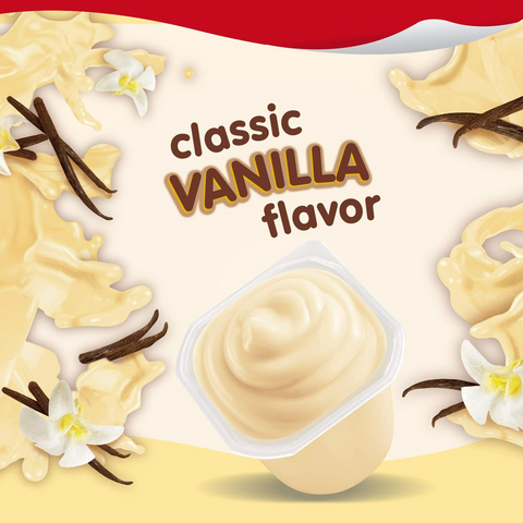 Snack Pack Vanilla Flavored Pudding - 3.25oz Cups - 4 Pack