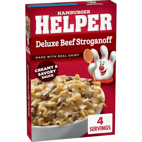 Hamburger Helper Deluxe Beef Stroganoff Pasta Meal - 5.5oz Box