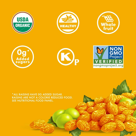 Sun-Maid California Golden Raisins - 1oz Box - 6 Pack