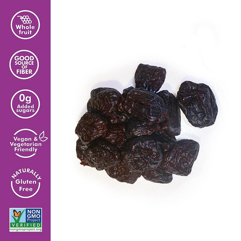 Sun-Maid California Sun-Dried Whole Pitted Prunes - 7oz Bag