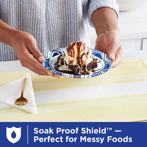 Dixie Ultra Small Paper Plates, Heavy Duty Disposable Plates, 6 7/8" - 44 Pack