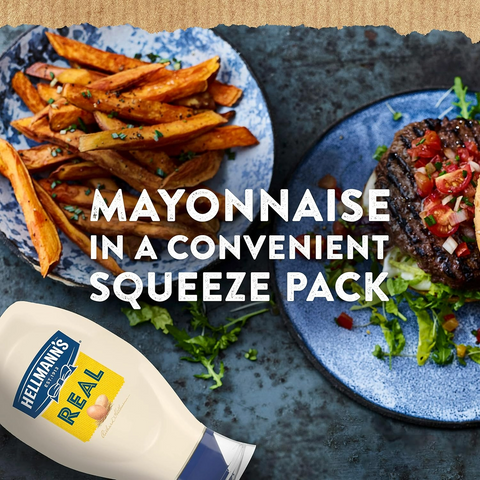Hellmann's Real Mayonnaise - 20oz Squeeze Bottle