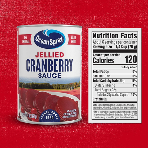 Ocean Spray Jellied Cranberry Sauce - 14oz Can