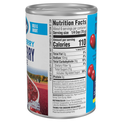 Ocean Spray Whole Cranberry Sauce - 14oz Can