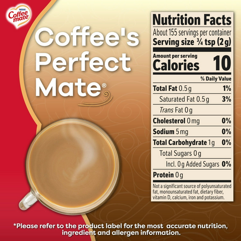 Nestle Coffee Mate Original Powdered Coffee Creamer - 11oz Bottle