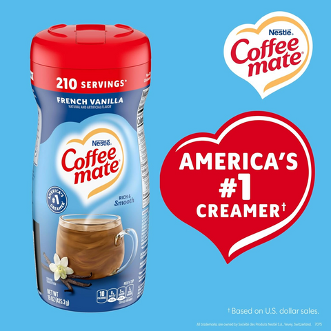 Nestle Coffee Mate French Vanilla Powdered Coffee Creamer - 15oz Bottle