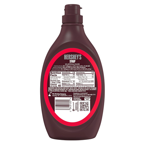 Hershey's Chocolate Flavored Syrup - 24oz Bottle