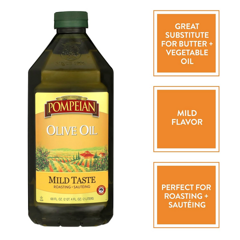 Pompeian Mild Taste Olive Oil - 68oz Bottle