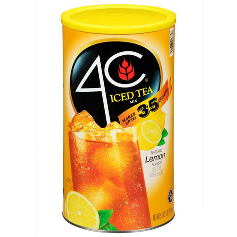 4C Lemon Iced Tea Mix - 82.6oz Jar