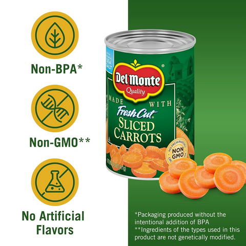 Del Monte Fresh Cut Sliced Carrots - 14.5oz Can