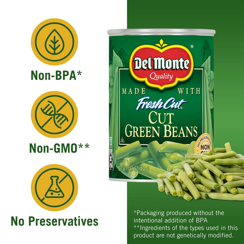 Del Monte Cut Green Beans - 14.5oz Can