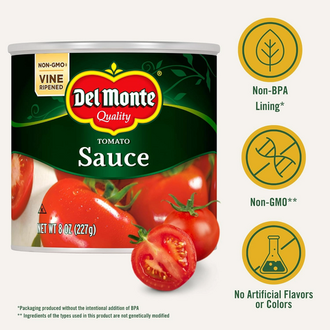 Del Monte Canned Tomato Sauce - 8oz Can