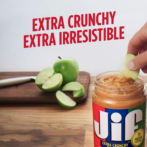 Jif Extra Crunchy Peanut Butter - 16oz Jar