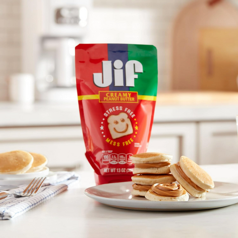 Jif Creamy Peanut Butter - 13oz Squeeze Pouch