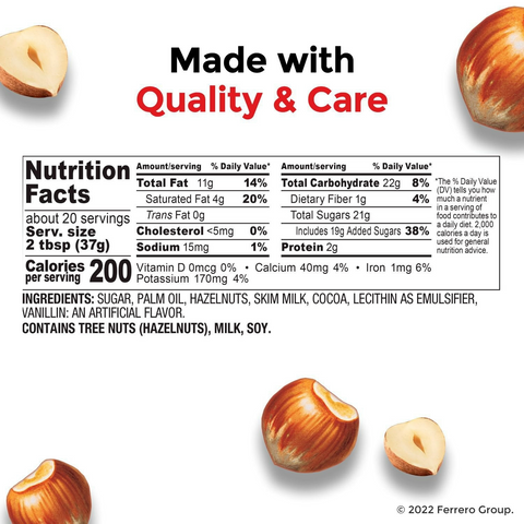 Nutella Hazelnut Spread with Cocoa - 26.5oz Jar