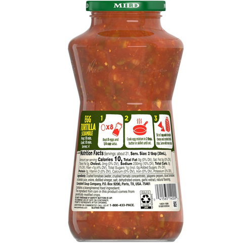 Pace Chunky Salsa - Mild - 24oz Jar