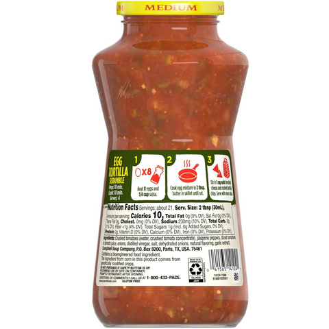 Pace Chunky Salsa - Medium - 24oz Jar