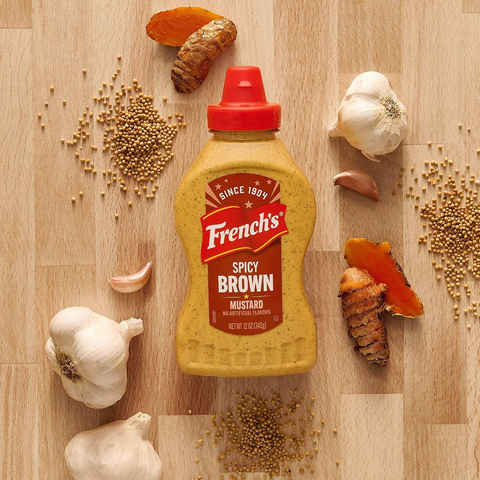 French's Spicy Brown Mustard - 12oz Bottle