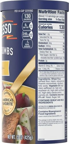 Progresso Plain Bread Crumbs - 15 Ounces