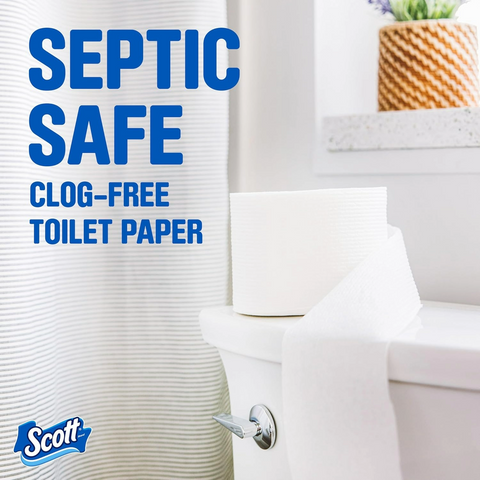 Scott ComfortPlus Toilet Paper 1-Ply - 12 Triple Rolls