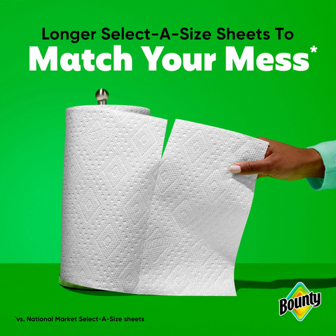 Bounty 2-Ply Paper Towels - 110 Sheets Per Roll - 1 Roll