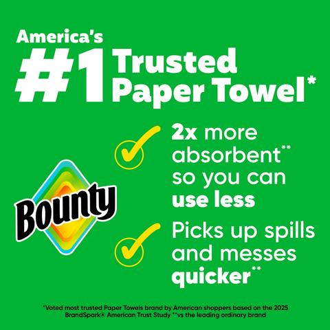 Bounty 2-Ply Paper Towels - 110 Sheets Per Roll - 1 Roll